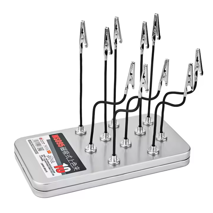 Pinza De Pintura Magnética Flexible MSWZ MS095 Con Caja De Almacenamiento Herramienta Para Modelos De Plástico DIY Hobby - 1