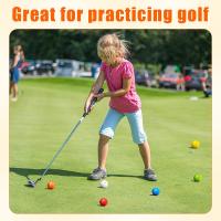 50pcs Balones De Práctica De Golf 42mm 26 Huecos Plásticos Para Interior Material PE Juguete De Agujero Para Niños - details 11