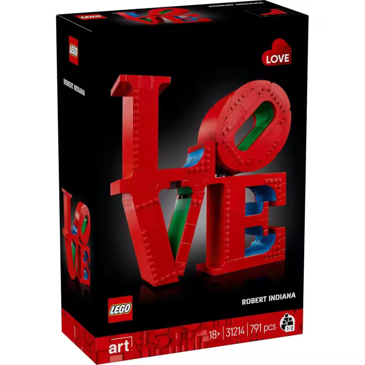 Lego Art Love   Escultura Arte Pop 31214 Lego - 1