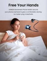Soporte Portátil Para Teléfono Móvil Compatible Con iPhone Samsung Xiaomi Base De Montaje Para Escritorio Y Cama Compatible Con Pantallas De 4 a 7.1 Pulgadas - details 2