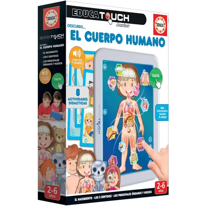 Educa - EducaTouch Junior. El Cuerpo Humano. Juego Educativo Electrónico Infantil. A Partir de 2 años (19174) - 1