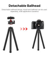 VIJIM Ulanzi MT-33 Trípode Flexible De Octopus Para Cámara De Teléfono DSLR Diseño 2 En 1 Con Soporte Para Teléfono Y Enchufe Frío Lado Con Tornillo 1/4 - details 8
