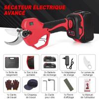 1000W Electric Pruning Shears Cordless Pruner Shear Fruit Tree Bonsai Pruning Tree Branches Cutter Tool With 2 PCS 36V Battery - details 7