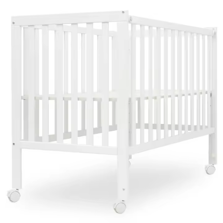 Cuna Madera de Colecho Convertible en Mesa Escritorio Infantil o Sofá,Cama de Bebé para Colchón 60 x 120 cm,Regulable en Altura. - 1