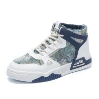 Zapatos De Correr Casuales Para Hombre Alta Top Breathable Comodidad Plataforma Ligera Zapatillas De Caminar Al Aire Libre Moda Verano Talla Verdadera Material Superior CANVAS Suela EVA Mesh - details 5