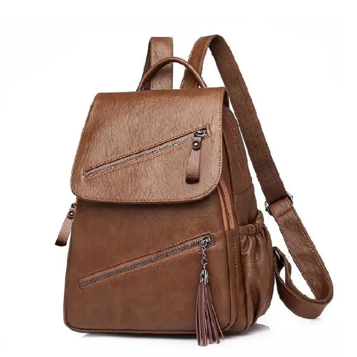 Mochila antirobo para Mujer, Piel sintética,para citas, excursiones, Actividades en interiores y Exteriores - 1