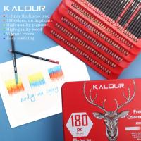 KALOUR Set De Lápices De Colores Profesionales 50/72/180/240/300 Pcs Lápices De Aceite Para Dibujos Y Pintura Artística Suministros Para Colorear - details 27