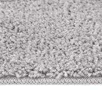 Alfombra Shaggy con Base de Látex Gris 120x120 cm - details 6