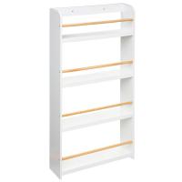 Librería infantil con 4 baldas color blanco ATMOSPHERA fabricado en MDF L. 55 x P. 15 x H. 118 cm. - details 0