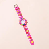 Reloj De Pulsera Para Niñas Colorido Con Semillas De Girasol Regalo Perfecto Reloj De Cuarzo Resistente Al Agua Estilo Casual - details 4