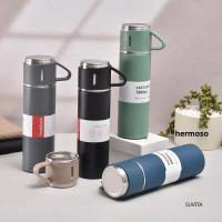 Botella Termo De Acero Inoxidable 500ML Con Isolación Térmica Para Oficina Y Negocios Set De Regalo Para Parejas Botella De Agua Caliente Para Uso Exterior - details 2