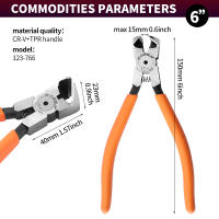 Aguja Cortadora De Plástico De 6 Pulgadas Con Resorte De Regreso Y Mango Antideslizante Herramienta De Precisión CR-V Para Electrónica - details 1