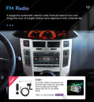 Radio De Coche Android 13 Para Toyota Yaris XP90 Vitz Platz 2005-2012 Con CarPlay Android Auto Navegación GPS Reproductor De Video WiFi Touchscreen 7 Pulgadas RAM 2G ROM 32G - details 14