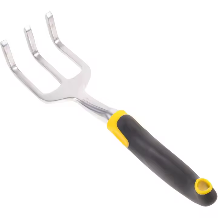 Garden Tiller Hoe Herramienta de jardín Spork Weed Herramienta de plantación de jardín Herramienta de jardinería agrícola Cultivadores de rastrillo de mano para jardinería Hoja de grapas - 1
