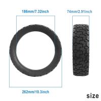 Pneumático De 11 Pulgadas Para Scooter Eléctrico Ninebot ZT3 ZT3 pro Ruedas Frontales Y Traseras Tubless Off-Road Desinflables 70/60-7.5 - details 20