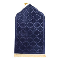 Alfombra De Oración Portátil Para Viajes Soft Worship Non-slip Con Diseño De Plegado De Flannel Para Musulmanos Durante El Ramadán Alfombra Antideslizante Para Interior - details 3
