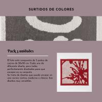 QUALITY TOWELS. Pack 3 PAÑOS JACQUARD de COCINA modelo MAUI. Fabricados 100% algodón de 50x50cm. Suaves y muy ABSORBENTES. - details 4