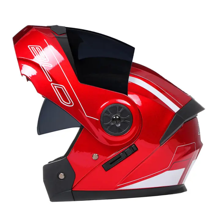 Casco de dos lantes Casco de moto abatible - 1