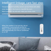 Sensor De Temperatura Y Humedad WiFi Control Remoto Por Tuya APP Notificaciones Móvil Compartir Dispositivo Control Inteligente Móvil - details 4