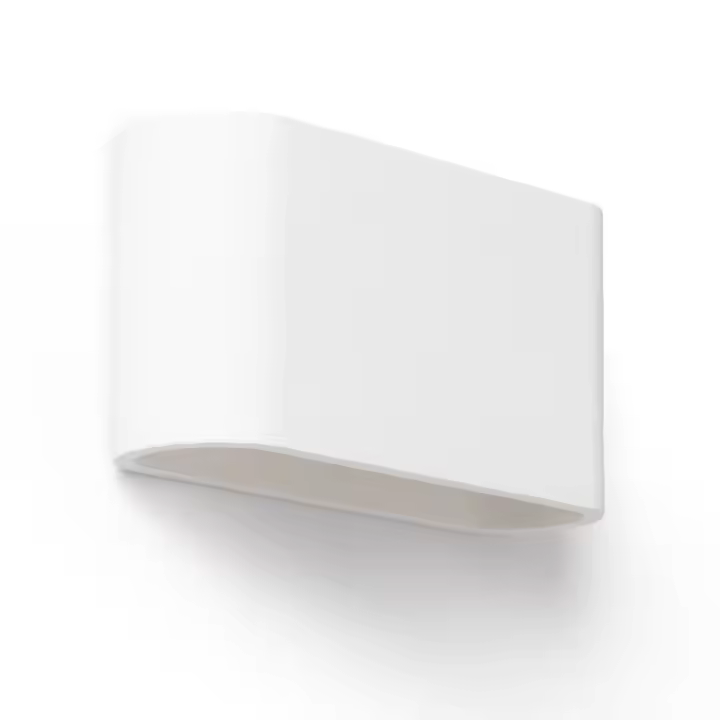 Ledkia Aplique de Pared Yeso Ebin Round Blanco - 1