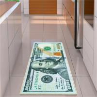 Alfombra Antideslizante De 100 Dólares Para Cocina Y Pasillo Decoración De Hogar Alfombra De Baño Y Lavandería Rugs Boho Moderno - details 4