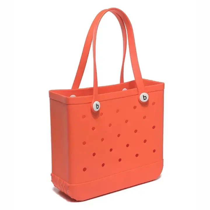 Bolso de Playa Grande de EVA impermeable, de moda de Verano Bolso, Bolso de hombre de gran tamaño para Mujer, ajustado para Exterior y Viajes, 28*11*21cm (Tenga en cuenta Nuestro tamaño) - 1