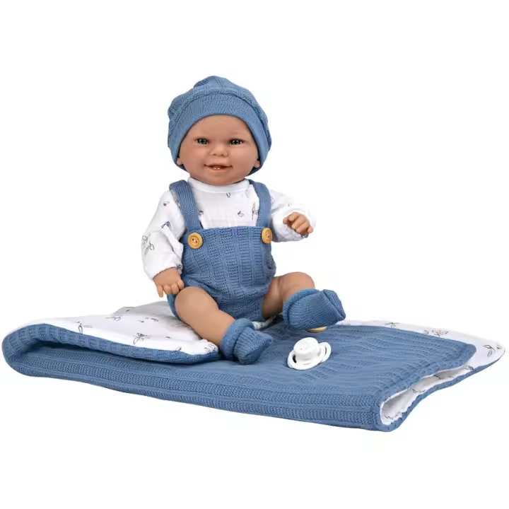 Muñeca Elegance 33 Cm Babyto Azul C/Saco De Dormir (Cuerpo Vinyl, Sexo Niño) - 1
