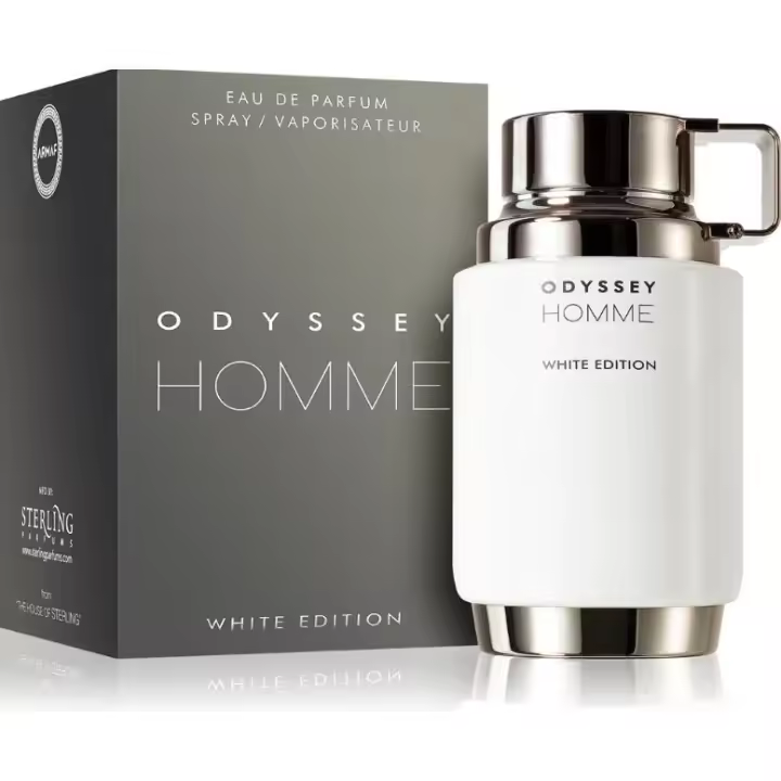 Perfume arabe de hombre ODYSSEY HOMME WHITE EDITION MEN 100 ML – ARMAF | Perfume Árabe 100% Original de Lujo con Esencia Oriental Inolvidable para Hombres Exigentes - 1