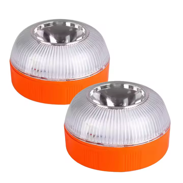 Luz de Emergencia para el coche V16 homologada por DGT, señal de iluminación con base imantada magnética - 1