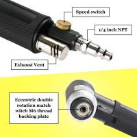 Pulidora Rotary de Ánculos de presión orbital neumática de Aire mini with almohadilla de lijado de 15000 RPM Lijadora neumática Almohadilla de lijado de 2 pulgadas - details 2