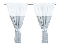 Vizaro - Cortinas Infantiles Dormitorio para Habitación Bebé (2 uds de 155x155cm + 2 lazos) - 100% Algodón - Hecho UE, OekoTex - details 0