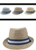 Sombrero Fedora De Lujo Para Hombres Mayores Protección Solar Para Playa Y Bodas Sombrero De Paja Para Fiesta De Jazz En Primavera Y Verano - details 10