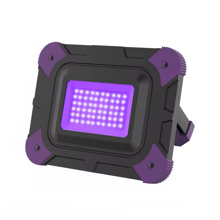 Luz Negra LED UV Para Fiestas Disco Xmas Halloween Luz De Escenario Ultravioleta Eficiente Con Efecto Nuboso Recargable - 1