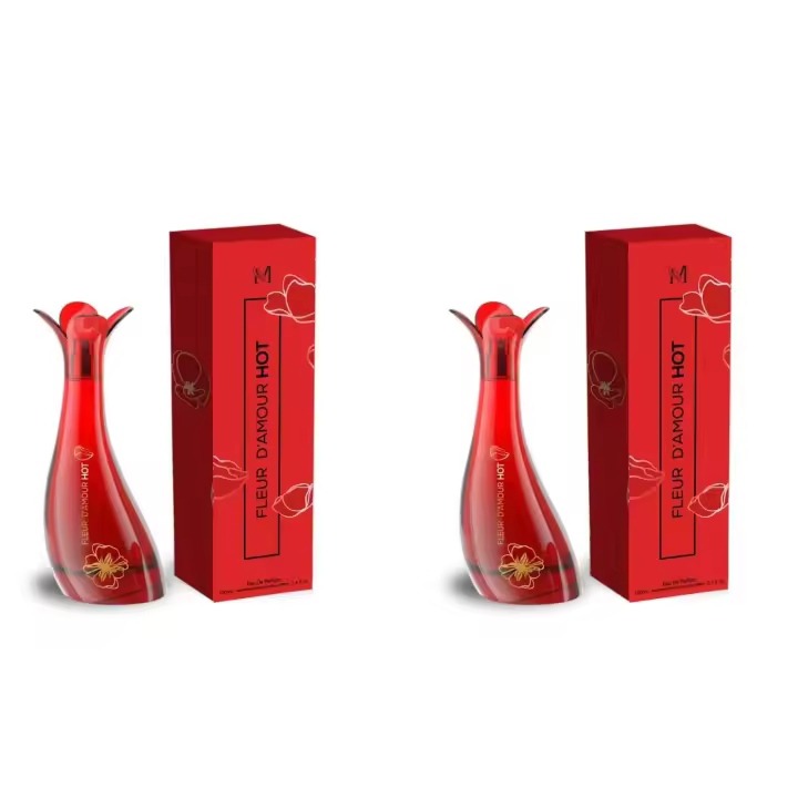 2 UNIDADES Fleur D'Amour Hot  Eau de Parfum pour femme 100ml Montage Brands Fragancia inspirada en otros perfumes Perfume Mujer - 1