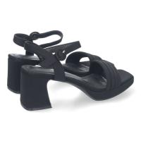 Sandalias Elegantes de Tacón para Mujer con Diseño Moderno con pulsera al tobillo en azul, beige o negro - details 3