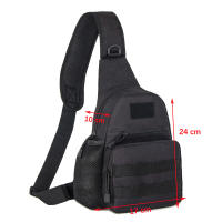 Bolsa De Hombro Táctica Al Aire Libre Para Hombres Y Mujeres Bolsa De Pecho Para Deportes Y Viajes Caza Camping Pesca Molle - details 7