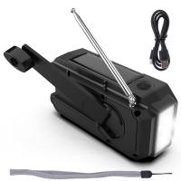 Radio de iluminación con manivela manual, duración, Alimentación por Energía Solar, para supervivencia al Aire Libre y Camping,Radio de Cuerda recargable por USB, Carga Móvil, FM Radio, Indoor LED - details 8