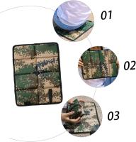 4 zapatos de espuma portátiles para Viajes, picnic, camping y senderismo al Aire Libre, Canvas Oxford de camuflaje. - details 0