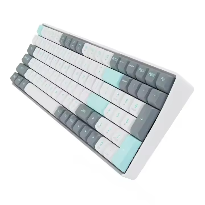 Teclado mecánico Aigo GD101 100 Teclas con cable USB y conexión inalámbrica 2,4 Para juego y oficina compatible con PC y portátil - 1