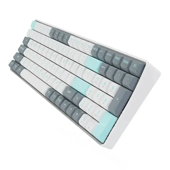Teclado mecánico Aigo GD101 100 Teclas con cable USB y conexión inalámbrica 2,4 Para juego y oficina compatible con PC y portátil - 1