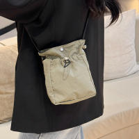 Bolso De Hombro Casual Versátil Mini Bolsa Para Teléfono Color Sólido Estilo Simple Bolsa Cruzada De Almacenamiento Material De Nylon - details 12