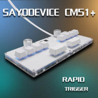 Teclado Mecánico CM51 SayoDevice Con Switches Magnéticos OUTEMU/Gateron Y Botón De Control Pantalla Copia Y Pegado Para Desktop Laptop Tablet - details 2