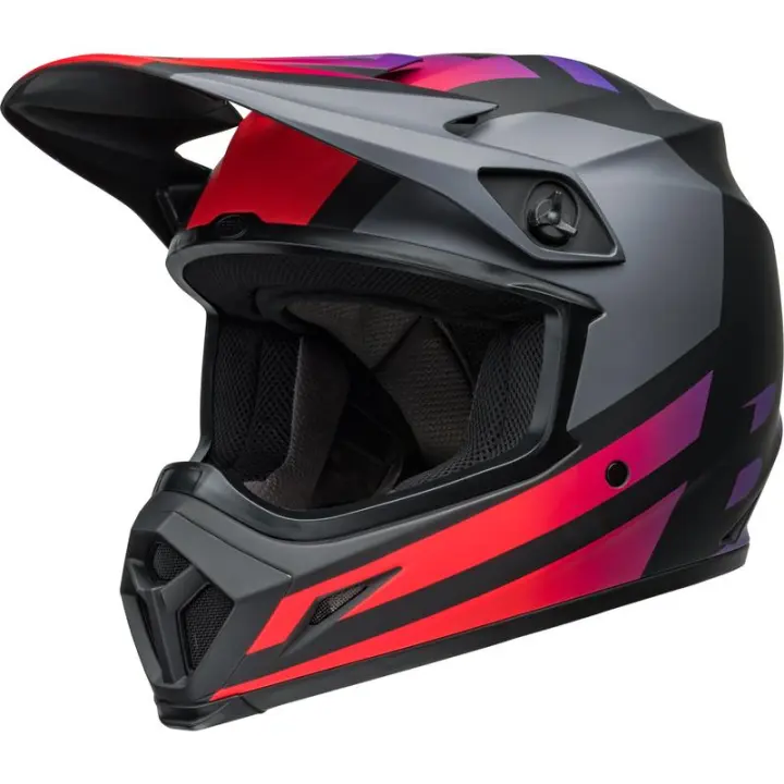 Casco Cross BELL MX-9 Mips - Alter Ego Gloss Matte Black/Red talla L - 1