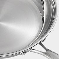 Sartén Jamie Oliver Cook Smart 28 cm - Sartén Maple inoxidable sin revestimiento, robustez, rápido, cocción uniforme, mango remachado, APTA todas Cocinas y lavavajillas, E31106 - details 6