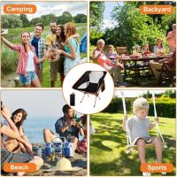 Silla de Camping Plegable,Silla Plegable Camping, Silla Plegable Ultraligera Compacta Portátil with Bolsa de Almacenamiento portátil,Ligera para Jardín,Playa, Pesca, Camping,Viajes,Senderismo - details 2