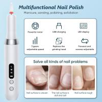 Juego de manicura Profesional, Lima de uñas Eléctrica USB, velocidad ajustable, Kit de manicura y pedicura Eléctrica - details 0