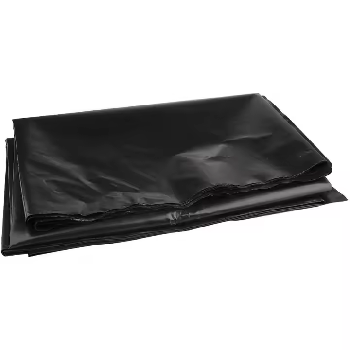 Revestimiento de estanque de goma suave precortado negro para estanques de carpa, fuentes y jardines de agua 9,8*9,8 pies negro 3x3 m. - 1