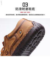 Mocasines De Cuero Para Hombre Zapatos Casuales Cómodos Y Transpirables Con Suela De Goma Sapato Masculino Swenxun - details 4