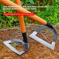 Pala Hueca De Acero Para Rascar Y Engrasar En Jardín Y Granja Con Mango Herramienta Multifuncional De Jardinería Y Agricultura - details 0