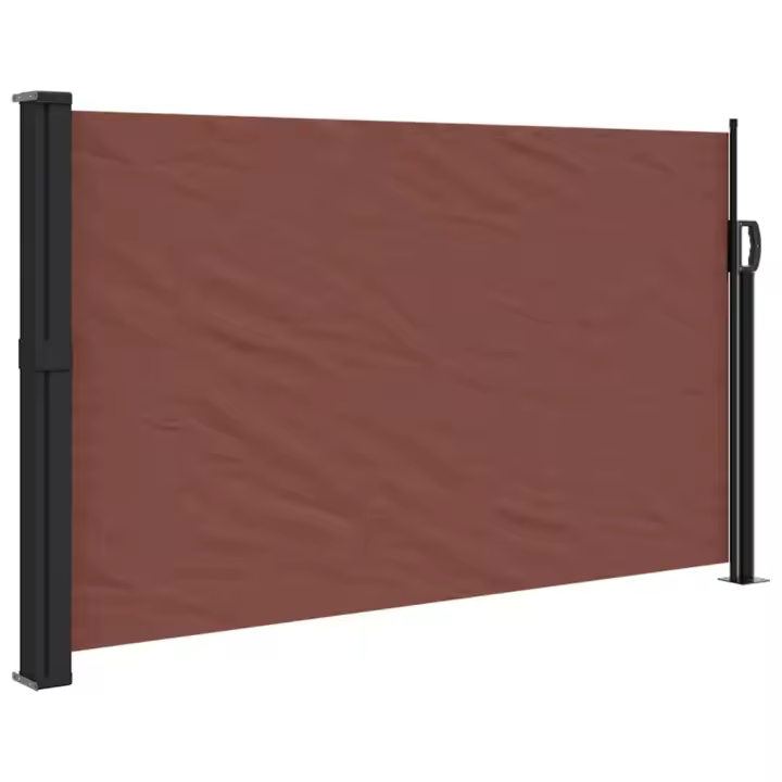 Toldo lateral retrácthl Marron 120x600 cm - 1
